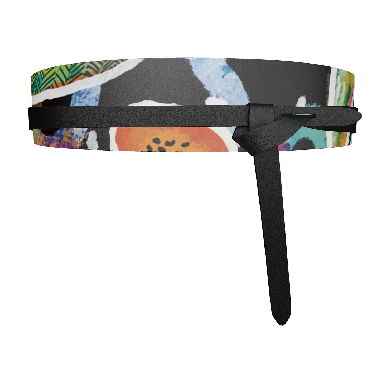 Womens Leather Wrap Belt in “Island Harvest”