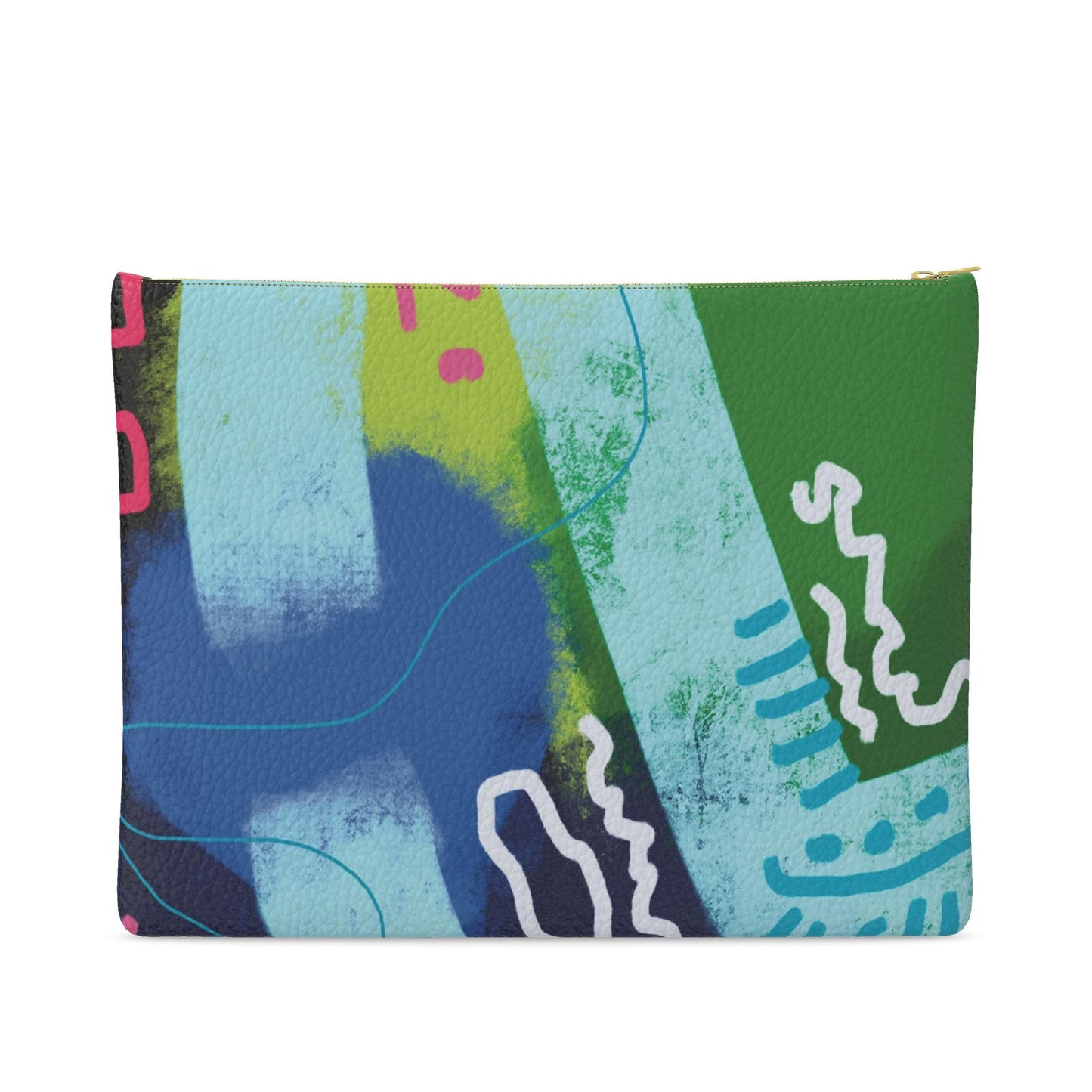 “Tucuche” Leather Clutch Bag