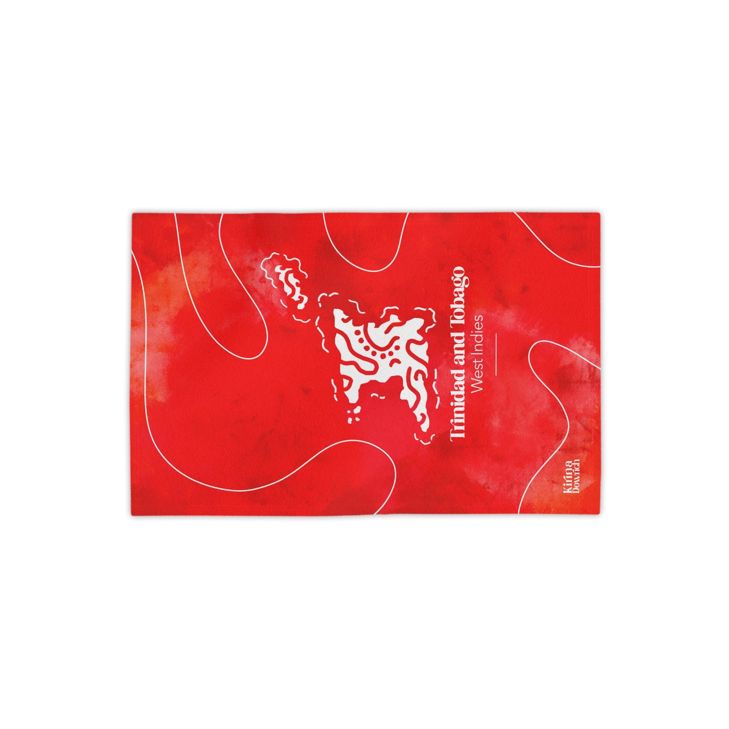 “Trinidad and Tobago” Beach Towel — Bold Graphic & Contemporary Design