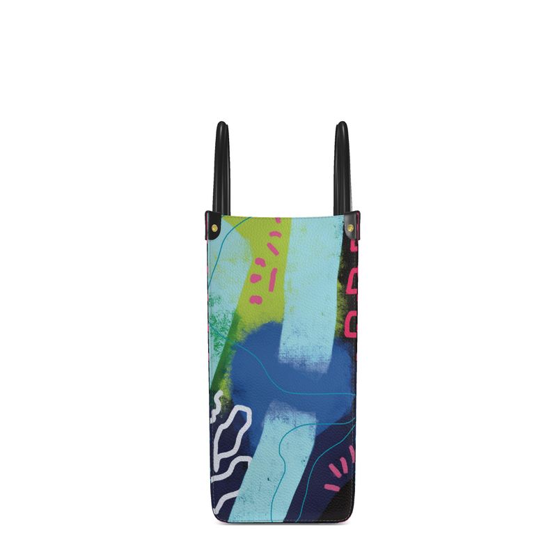 “Tucuche” Leather Shopper Bag