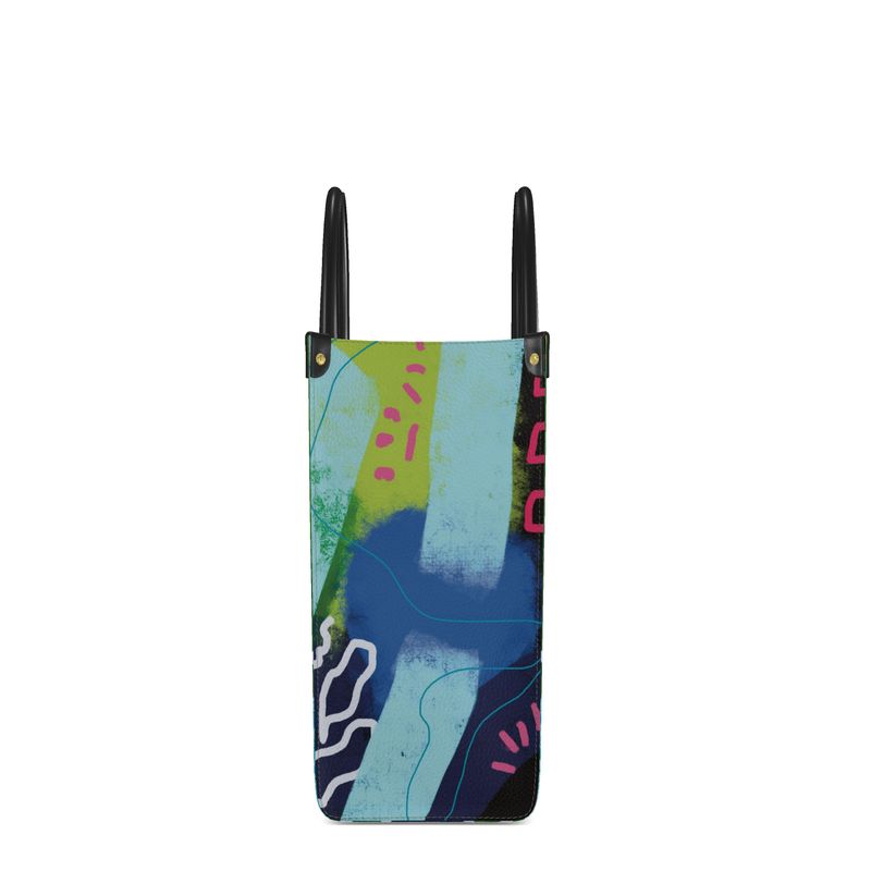 “Tucuche” Leather Shopper Bag