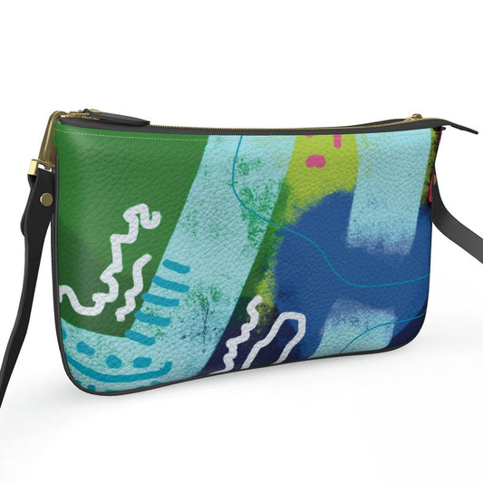 Pochette Double Zip Bag in “Tucuche”