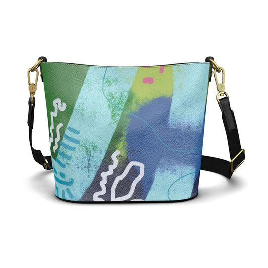 Penzance Large Leather Bucket Tote in “Tucuche”