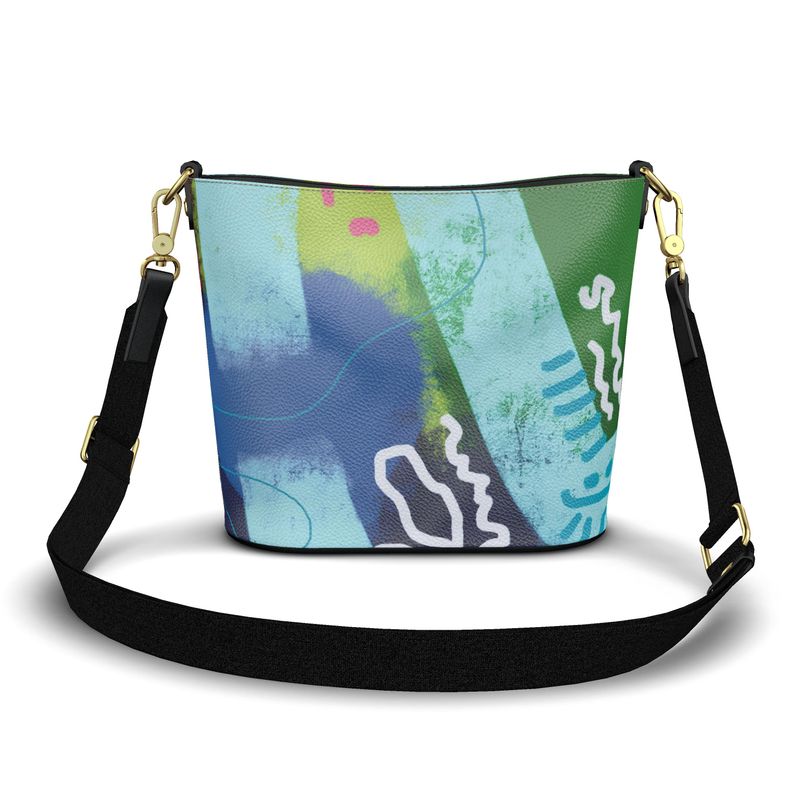 Penzance Large Leather Bucket Tote in “Tucuche”