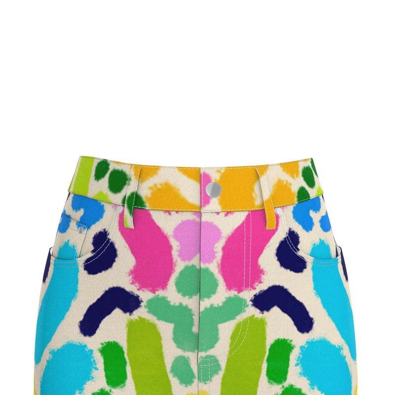 “Masquerade” Denim Mini Skirt