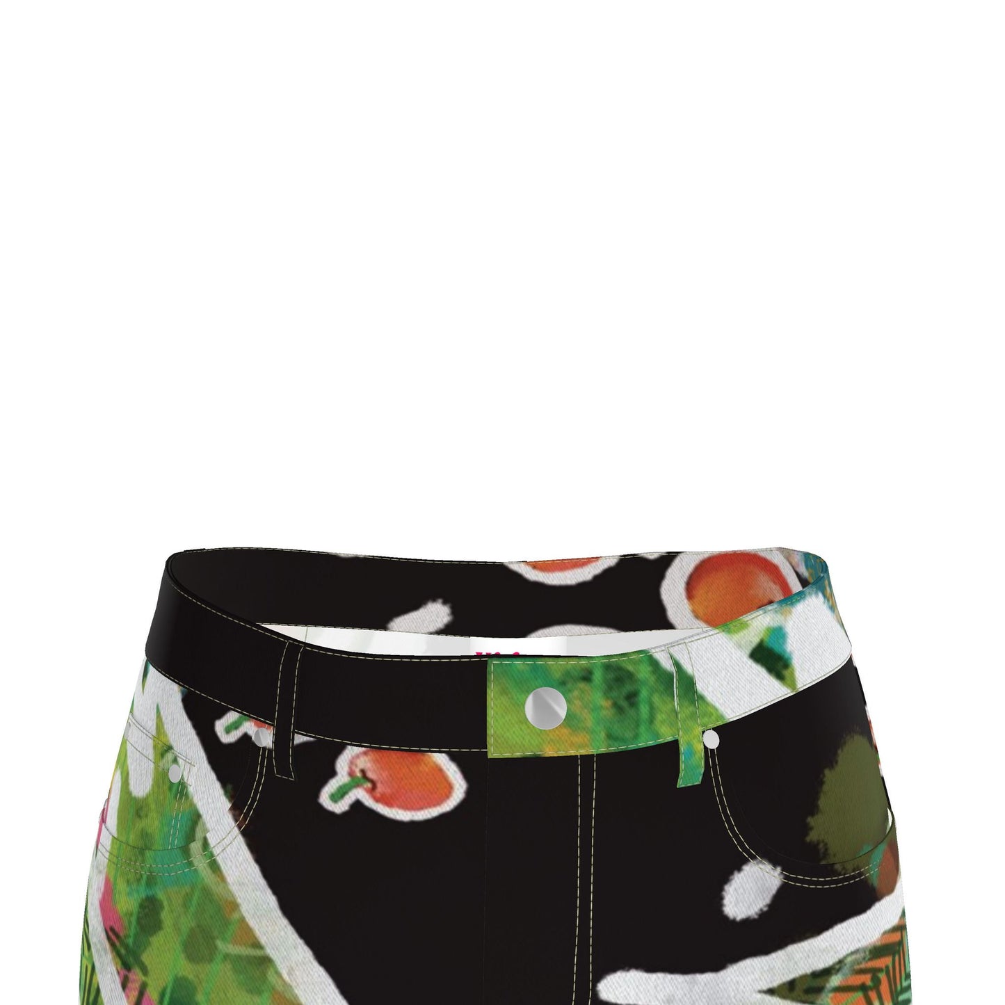 “Island Harvest” Denim Maxi Skirt