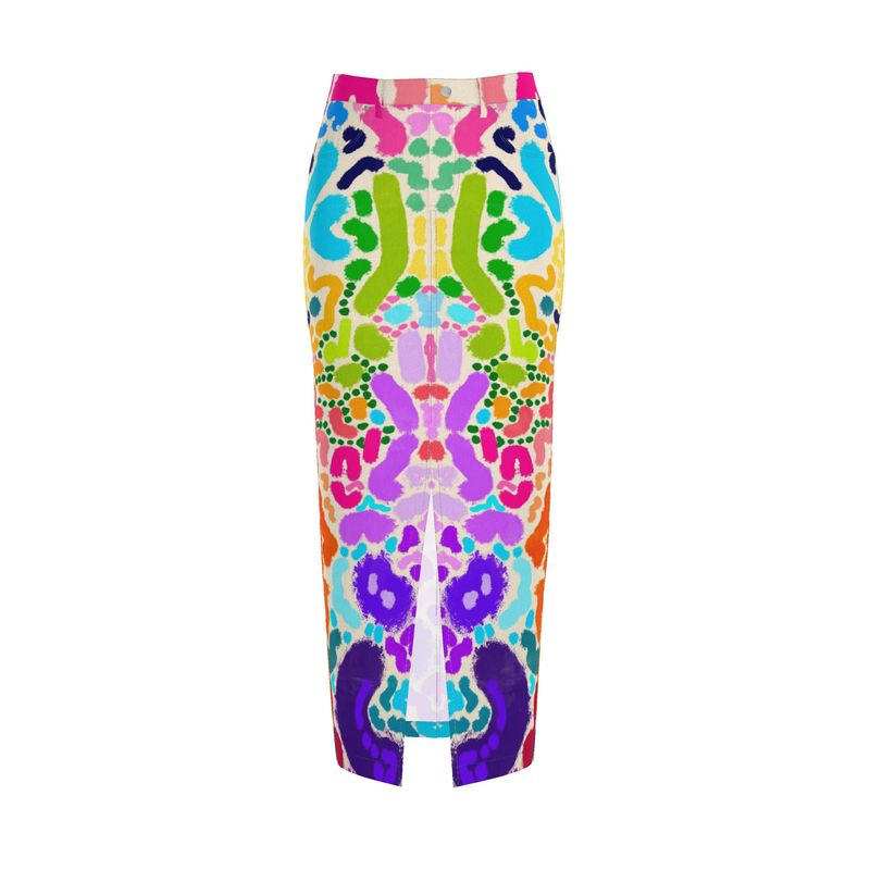 “Masquerade” Denim Maxi Skirt