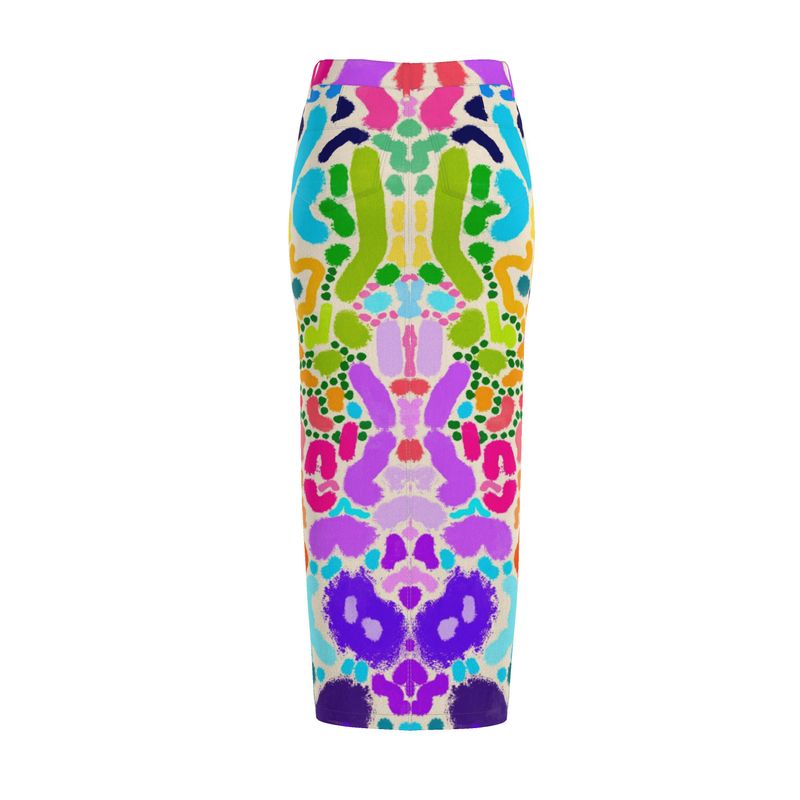 “Masquerade” Denim Maxi Skirt