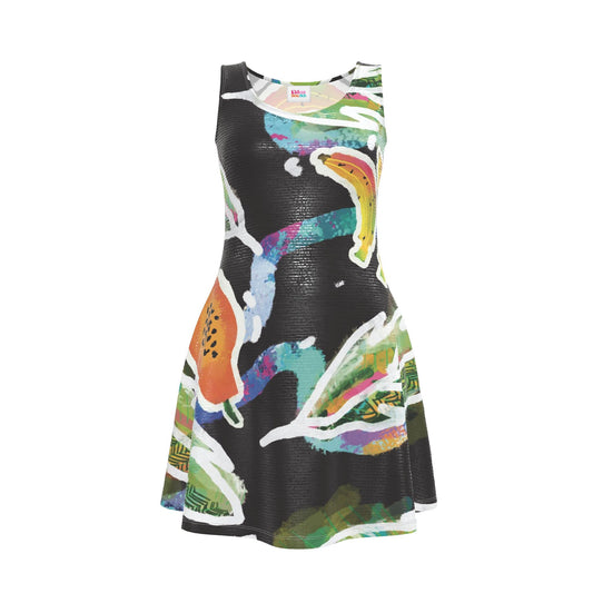 “Island Harvest” Skater Dress