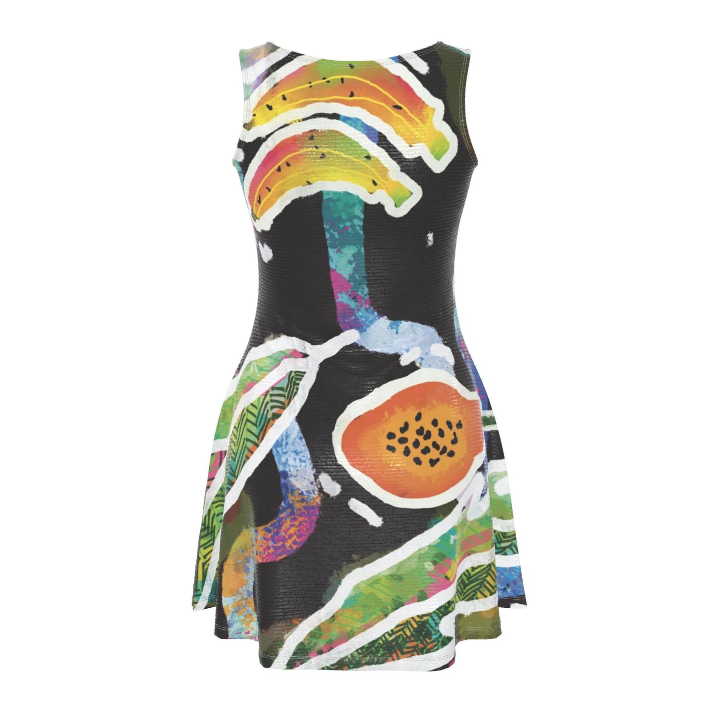 “Island Harvest” Skater Dress