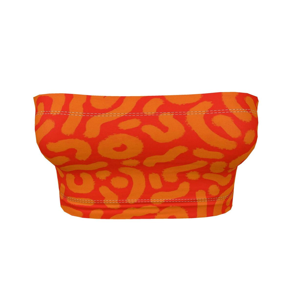 Bandeau Boob Tube in “Tangerine”