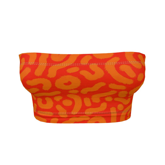 Bandeau Boob Tube in “Tangerine”