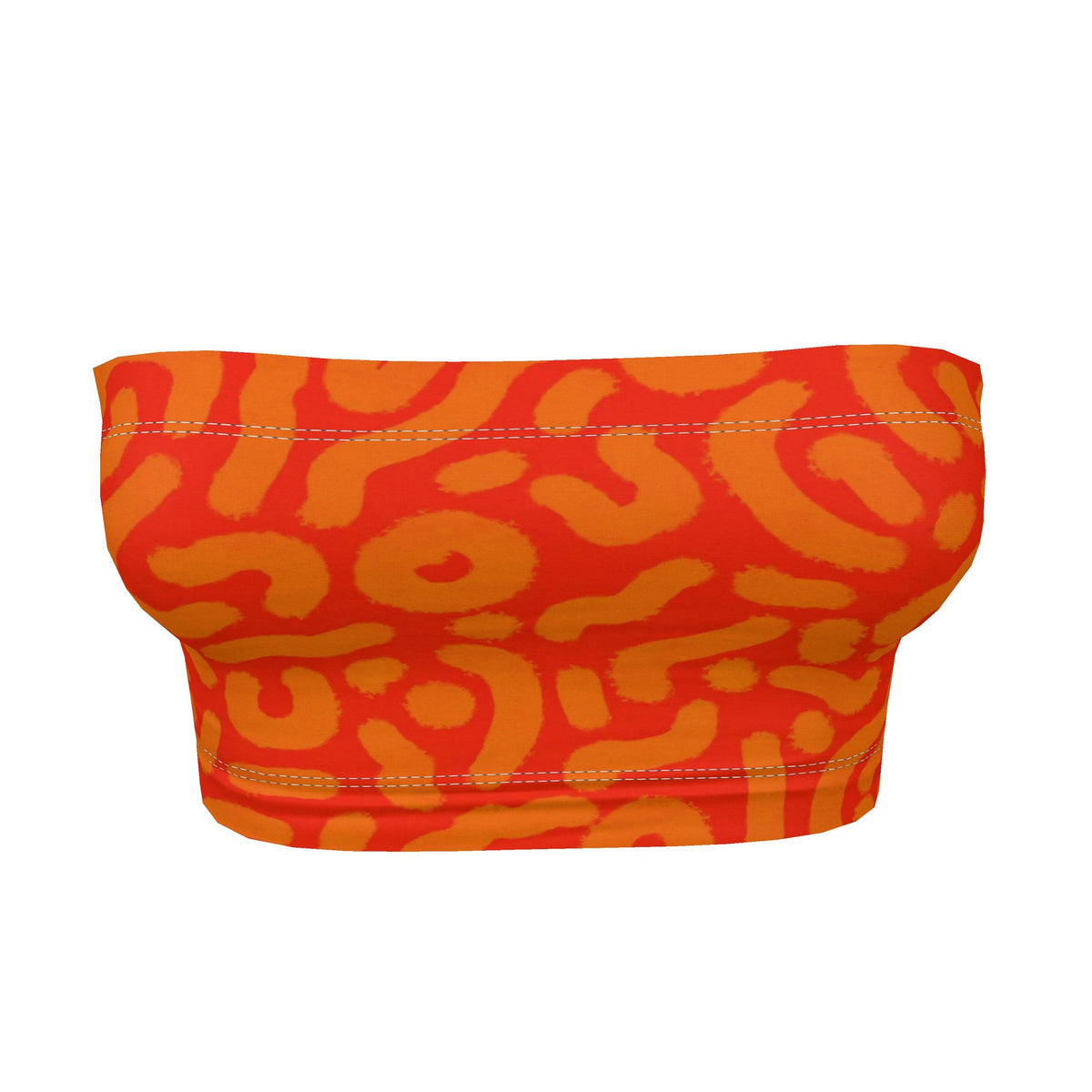 Bandeau Boob Tube in “Tangerine”