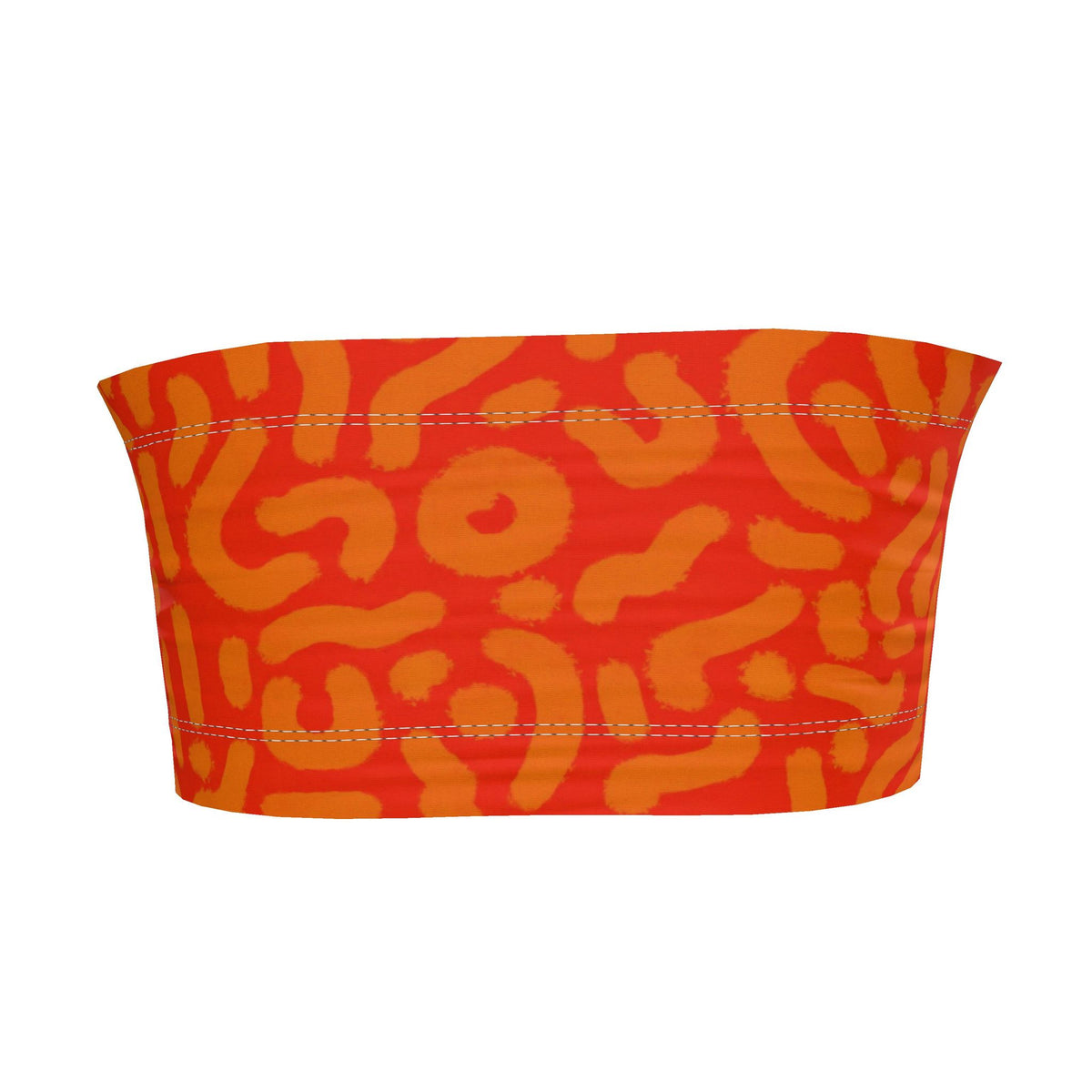 Bandeau Boob Tube in “Tangerine”