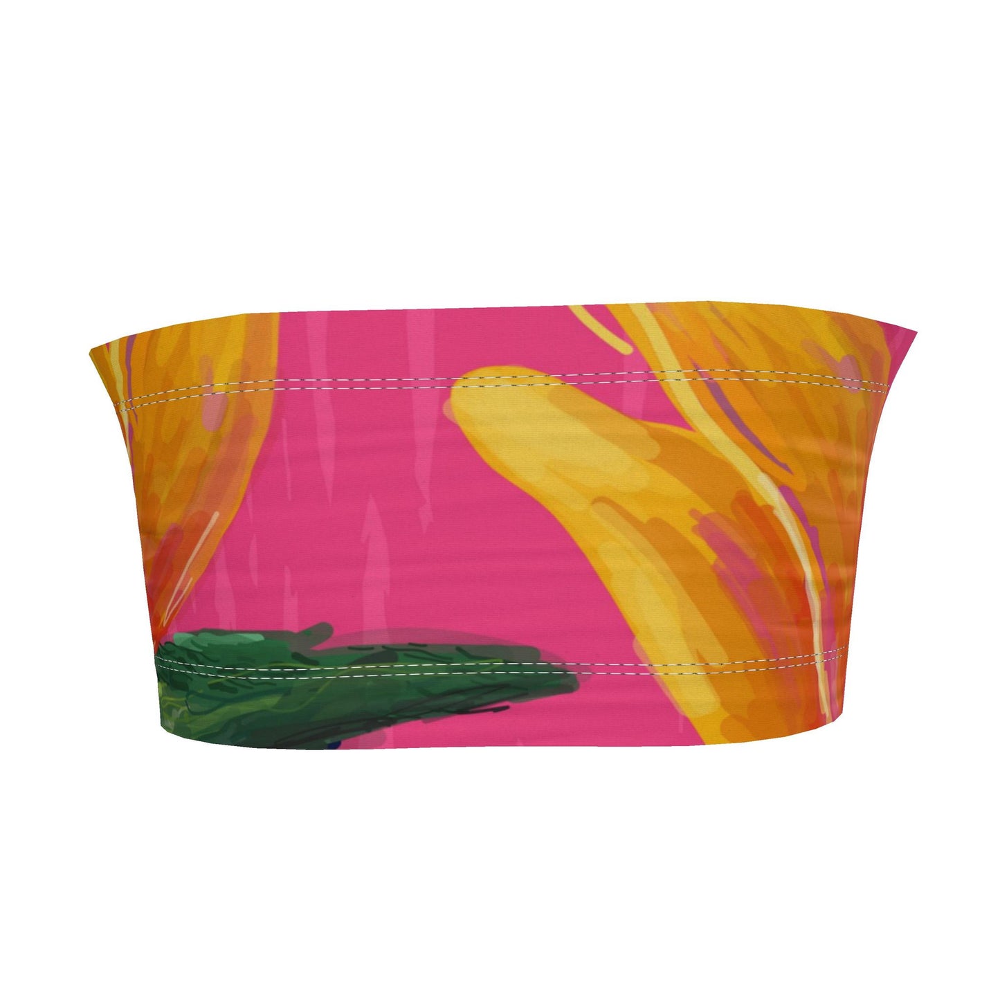 Bandeau Boob Tube in “Oiseau de Paradis”