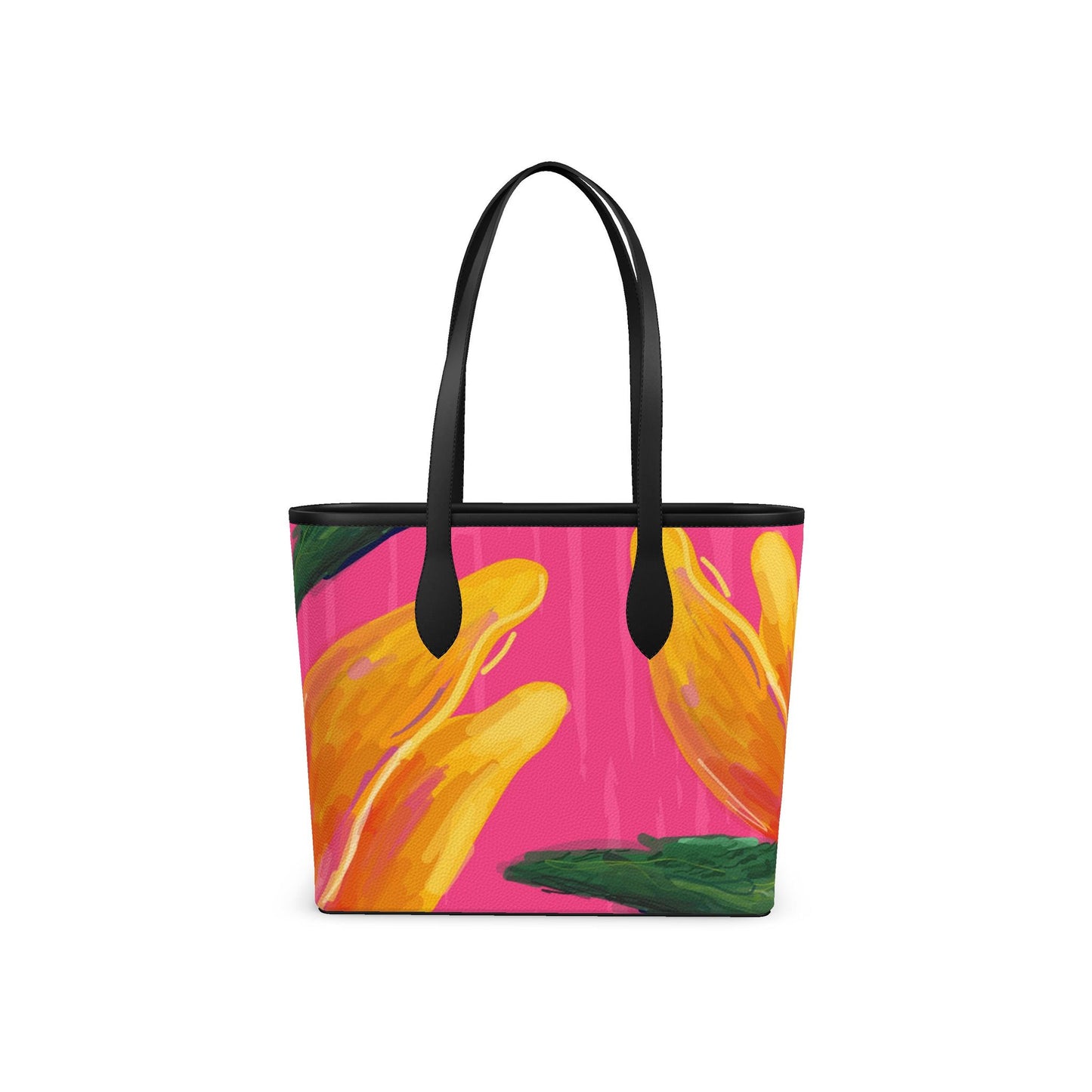 Leather City Shopper in “Oiseau de Paradis”