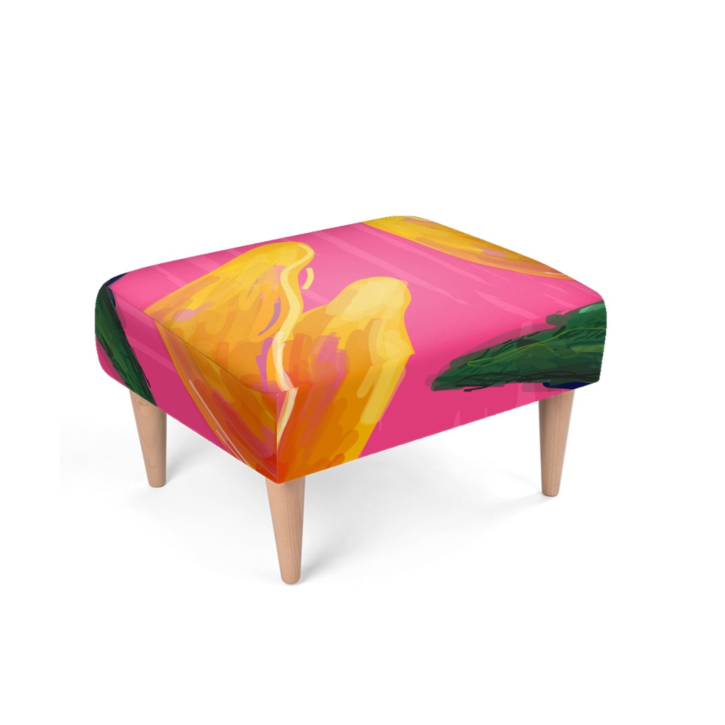 “Oiseau de Paradis” Footstool