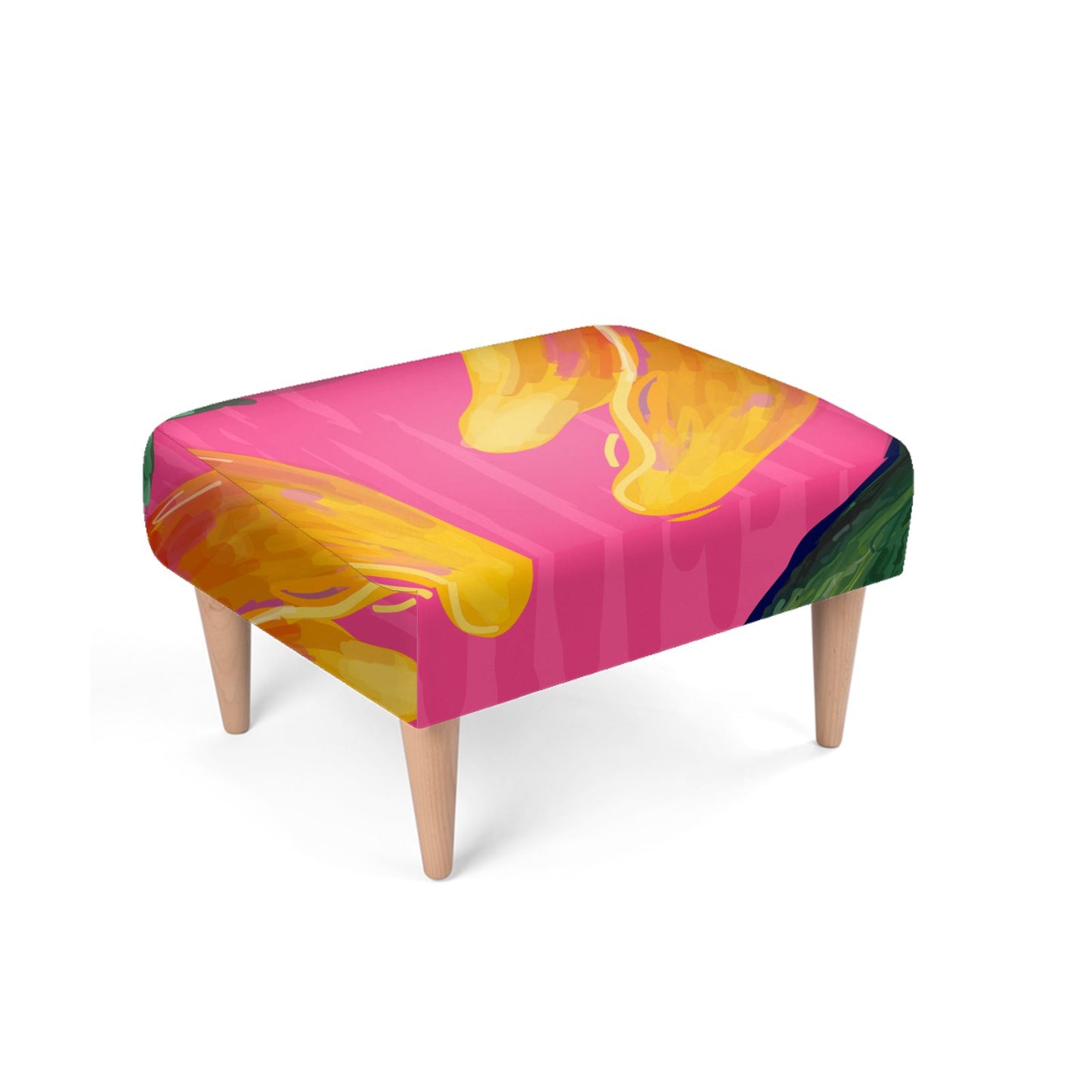 “Oiseau de Paradis” Footstool
