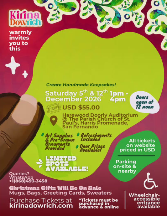 Paint By The Numbers Christmas Ornaments • Art Party • Saturday 5th & 12th December 2026